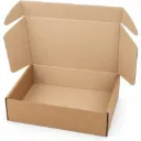 Caja de cartón automontable microcanal marrón 23 x 18 x 7 cm