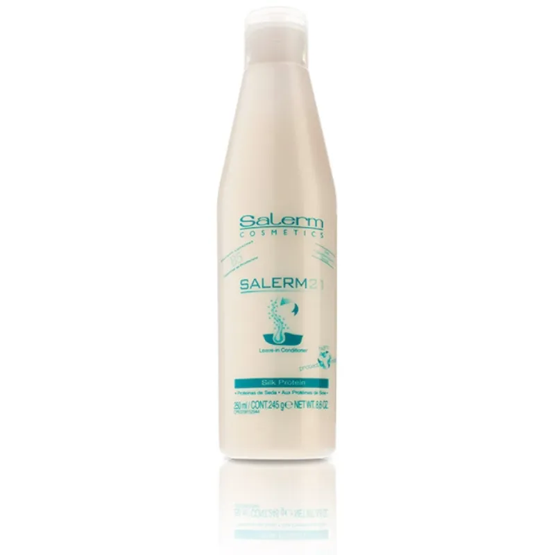 Salerm 21 Original Acondicionador Instantáneo con o sin Enjuague para Cabellos Dañados, Secos y Porosos 250 ml