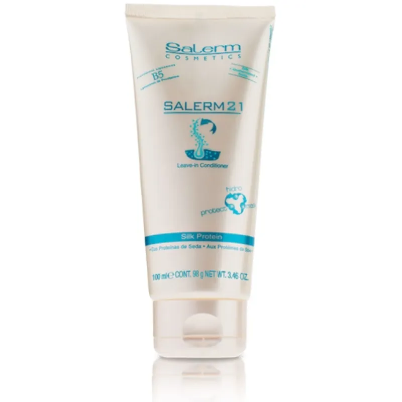 Salerm 21 Original Acondicionador instantáneo con o sin enjuagado que proporciona brillo y vida a los cabellos maltratados, procesados, porosos o faltos de hidratación 100 ml