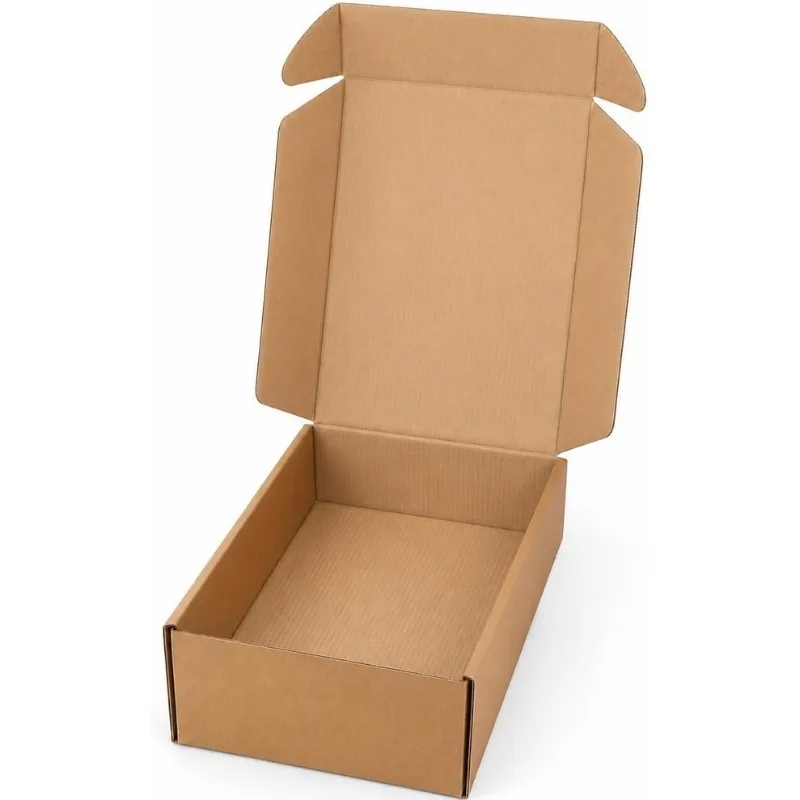 Caja de cartón automontable microcanal 28 x 21 x 9 cm