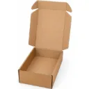 Caja de cartón automontable microcanal marrón 28 x 21 x 9 cm